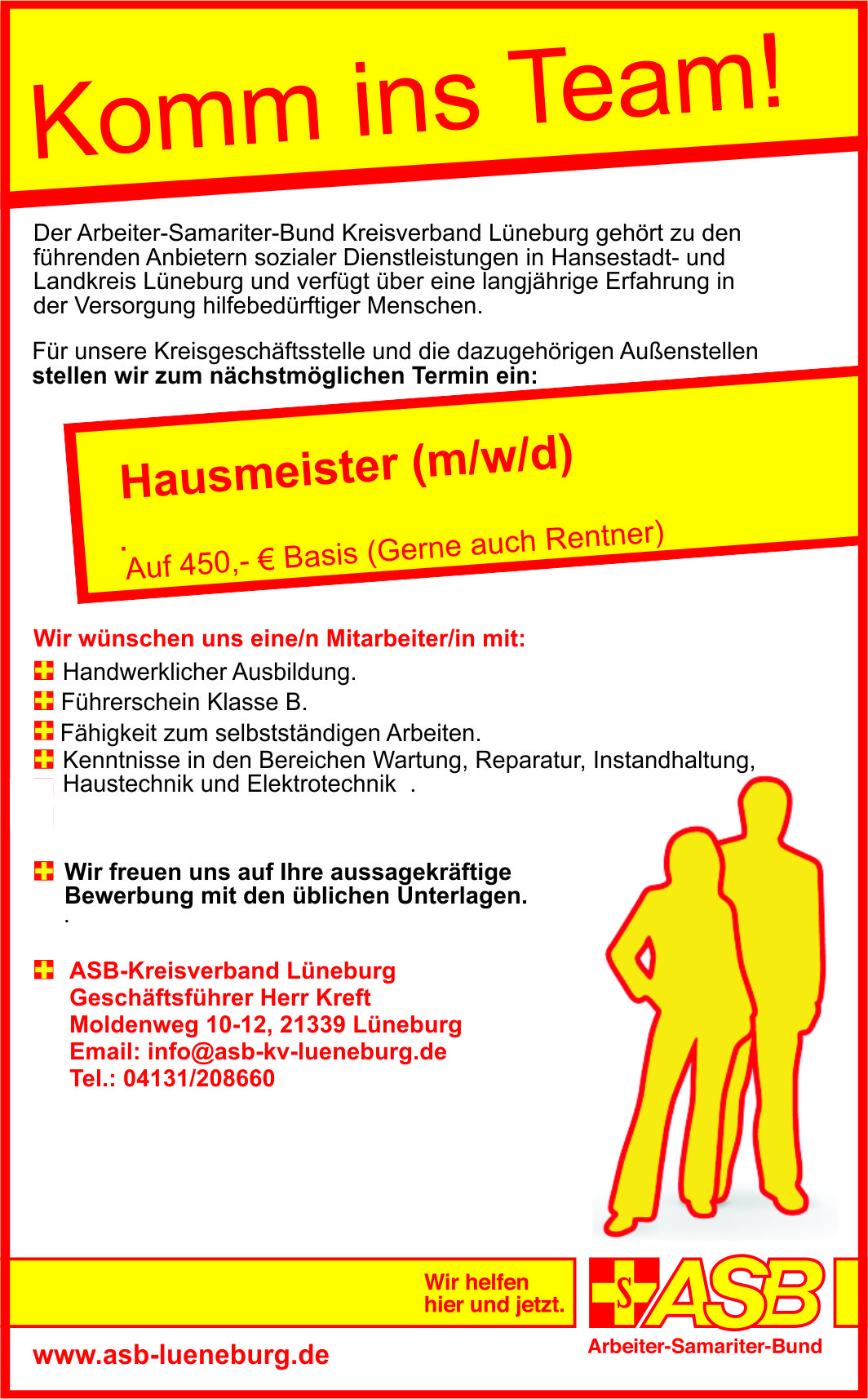 Stellenangebot Hausmeister